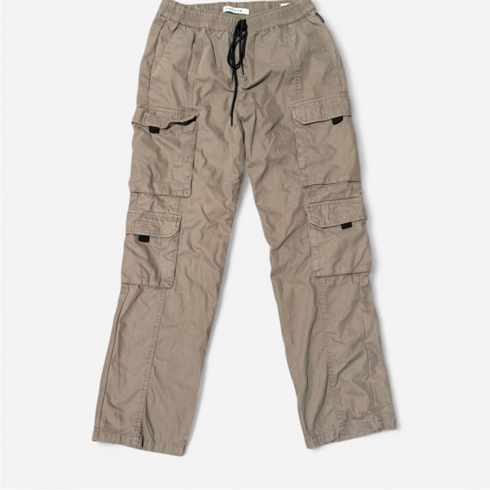 Men's Tan Cargo Pants - Pacsun size S